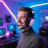 ACEFAST H11 Ultra Low Latency Gaming Wireless Headphone with RGB Light Detachable Mics 50MM Driver Speaker 2.4G, Bluetooth